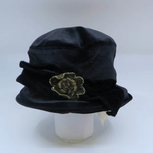 Carole Amper Girls Black Hat size: 12-24 Months